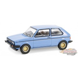 Volkswagen Golf 1982 en bleu Monaco - Club Vee-Dub Series 19 - 1/64 Greenlight - 36100 F