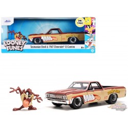 Looney Tunes Tasmanian Devil & 1967 Chevrolet El Camino - Hollywood Rides - Jada 1/24 - 35130