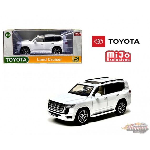 Toyota Land Cruiser 2023 White Mijo Exclusive 1 24 H08222 WH Passion Diecast