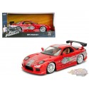 FAST & FURIOUS - DOM'S MAZDA RX-7 -  Jada 1/24 -  98338