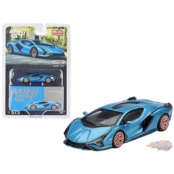 Lamborghini Sián FKP 37 Ble Aegir - Mini GT - 1:64 - MGT00573 Passion Diecast
