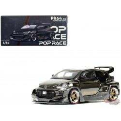 (Web Only)  Pandem GR Yaris Dark Chrome (Pop Race Version) - Pop Race 1:64 - PR640055