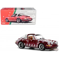 SINGER TARGA CHRISTMAS EDITION 2023 - Pop Race 1:64 - PR640083 -  Passion Diecast 