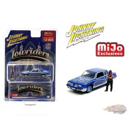 Lowriders 1984 Oldsmobile Cutlass with American Diorama Figure Limited 3,600 - Johnny Lightning 1/64 - JLCP7461