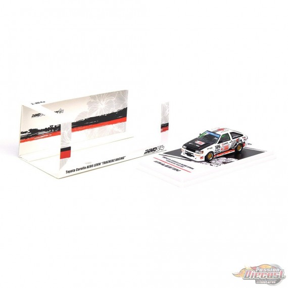 TOYOTA COROLLA AE86 LEVIN TRACKERZ RACING - INNO 64 - 1/64 - IN64-AE86-TRACKERZ Passion Diecast