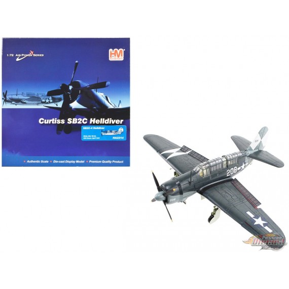 Curtiss SB2C Helldiver / USN VB-83, White 208, USS Essex, Yamato Combat, April 1945 / Hobby Master 1:48 HA2214