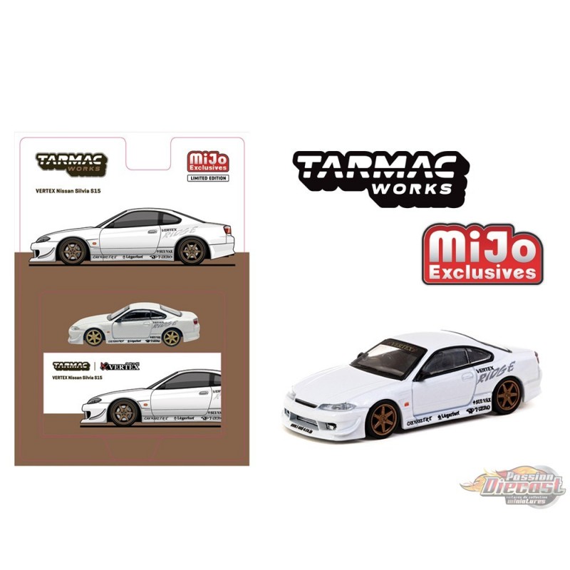 VERTEX Nissan Silvia S15 - White - Tarmac Works - 1/64 - T64G-023-WH9 ...