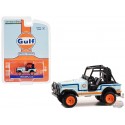 1976 Jeep CJ-5 avec pièces Baja - Gulf Oil Special Edition Series 2 - 1/64 Greenlight - 41145 C