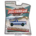 (GreenMachine) 1988 Ford F-150 XLT Pickup en deux tons bleu et blanc - All-Terrain Series 15 - 1/64 Greenlight - 35270 DGR