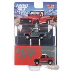(CHASE CAR) Land Rover Defender 90 Pickup - Masai Rouge - Mini GT - 1:64 - MGT00323 Passion Diecast