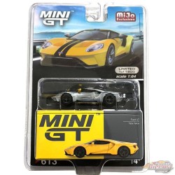 (CHASE CAR) Ford GT Triple Jaune - Mini GT - 1:64 - MGT00613GR Passion Diecast