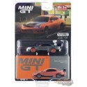 (CHASE CAR) Nissan Silvia S15 D-MAX - Orange métallique - RHD - Mini GT - 1:64 - MGT00581GR