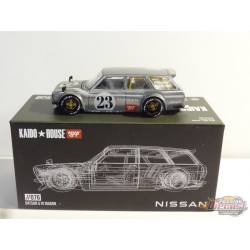 (CHASE CAR) Kaido★House - Datsun Kaido 510 Wagon Carbon Fiber V3 - Mini GT - Mijo Exclusives - 1/64 - KHMG076GR Passion Diecast