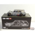 (CHASE CAR) Kaido★House - Datsun Kaido 510 Wagon Carbon Fiber V3 - Mini GT - Mijo Exclusives - 1/64 - KHMG076GR