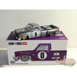 (CHASE CAR) Kaido★House - Chevrolet Silverado Dually Kaido V1 - Mini GT - Mijo Exclusives - 1/64 - KHMG084GR Passion Diecast