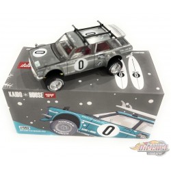 (CHASE CAR) Kaido★House - Datsun KAIDO 510 Wagon Kaido Safari RS Winter Spec - Mini GT - Mijo Exclusives - 1/64 - KHMG092GR