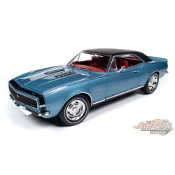 1967 Chevrolet Camaro Coupe MCACN in Nantucket Blue - Auto World / American Muscle 1/18 - AMM1329 Passion Diecast