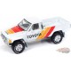 1985 Toyota SR5 Pickup Blanc brillant / Graphique - Johnny Lightning 1/64 - JLSP367 Passion Diecast