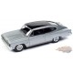 1965 AMC Marlin in Silver with Black Roof and Trunk - Auto World - 1/64 - AWSP157