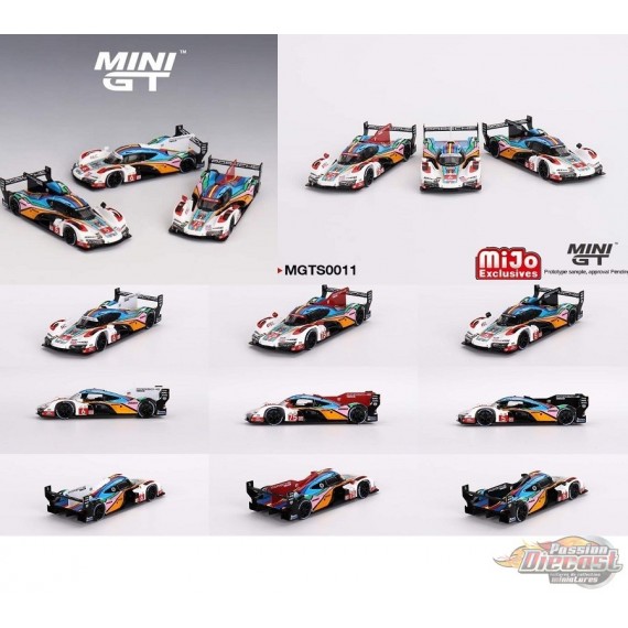 Porsche 963 Porsche Penske Motorsport 2023 24 heures Coffret Le Mans limitée à 3000 unité - Mini GT - 1:64 - MGTS0011