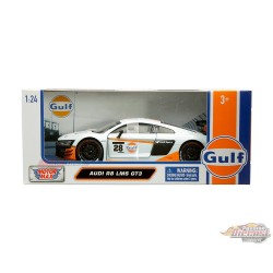 Audi R8 LMS GT3 - Bleu clair - Gulf - Motormax 1-24 - 79667 - Passion Diecast