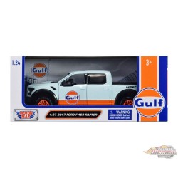 2017 Ford F-150 Raptor - Bleu clair - Gulf - Motormax 1-24 - 79665 Passion Diecast