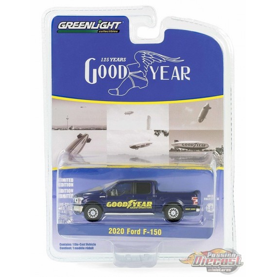 Goodyear Airship Operations - 2020 Ford F-150 Pickup - Anniversary Collection Series 16 - 1/64 Greenlight - 28140 D