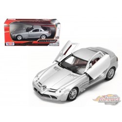 2004 Mercedes-Benz SLR McLaren - Motormax 1-24 - 73306 SIL - Passion Diecast