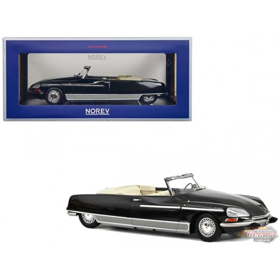 1968 CITROEN DS21 CABRIOLET PALM BEACH BLACK - Norev - 1/18 - 181746