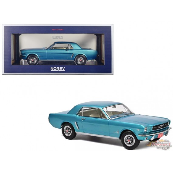 FORD USA - MUSTANG COUPE HARD-TOP 1965 - Norev - 1/18 - 182800 Passion Diecast