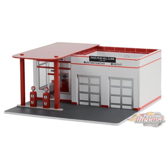 Pikes Peak Hill Climb Refueling Station - Gas Station -  Mechanic's Corner Series 10 - Greenlight 1/64 - 57102