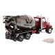 Camion malaxeur béton Western Star 4700 SF en rouge & gris métallisé - Diecast Master 1/50 - 71033