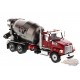 Camion malaxeur béton Western Star 4700 SF en rouge & gris métallisé - Diecast Master 1/50 - 71033