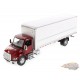 Peterbilt Model 536 with Supreme Signature Van Body in Red - Diecast Master - 1/32 - 71106
