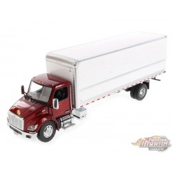 Peterbilt modèle 536 avec carrosserie de fourgon Supreme Signature en rouge - Diecast Master - 1/32 - 71106