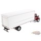 Peterbilt Model 536 with Supreme Signature Van Body in Red - Diecast Master - 1/32 - 71106