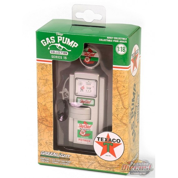 Texaco - Pompe à essence Wayne 100-A 1948 - Vintage Gas Pump Collection Series 15 - Greenlight 1/18 - 14150 B