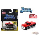 1972 Chevrolet C10 Pickup Edelbrock - Rouge et Noir - Mijo Exclusives - Maisto - Muscle Machines 1/64 - 15567 RD