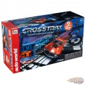 CROSSTRAX ROAD COURSE 9' SLOT CAR SET - 1/64 - Auto World - SRS351