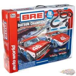 BRE DATSUN 16' SLOT RACE SET - 1/64 - Auto World - SRS353