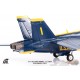 McDonnell Douglas F/A-18F Super Hornet  USN Blue Angels, n°1, 2021 - JC Wings  1:144   JCW-144-F18-004