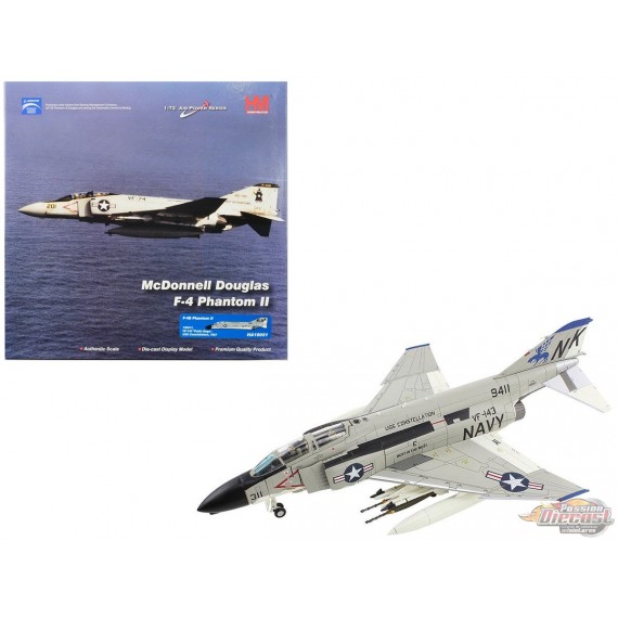 McDonnell Douglas F-4B Phantom II / USN VF-143 Pukin Dogs, USS Constellation Vietnam 1967 / Hobby Master 1:72 HA19051