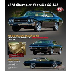 1970 Chevrolet Chevelle SS 454 (Noir) production estimée 454 pièces - ACME - 1/18 - A1805527