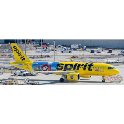 Modèle Avion Spirit A320neo “Untamed” – Miniature Métal 1:400 Détaillée, Pour Collectionneurs