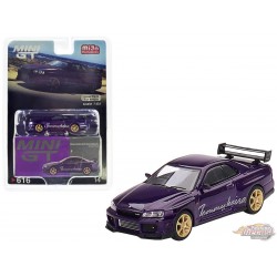 Nissan Skyline GT-R (R34) Tommykaira R-z - Midnight Purple - Mini GT - 1:64 - MGT00616 Passion Diecast