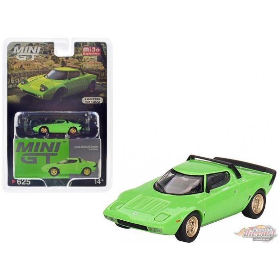 Lancia Stratos HF Stradale Verde Chiaro - Mini GT - 1:64 - MGT00625 Passion Diecast