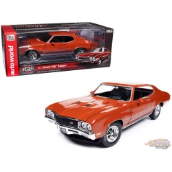 1972 Buick GS Hardtop MCACN in Flame Orange - Auto World / American Muscle 1/18 - AMM1327