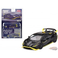 (Web Only) Lamborghini Huracán STO Nero Noctis - Mini GT - 1:64 - MGT00638