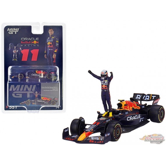 Oracle Red Bull Racing RB18 No.11 Sergio Pérez Gagnant du Monaco Grix 2022 - Mini GT - 1:64 - MGT00551 Passion Diecast