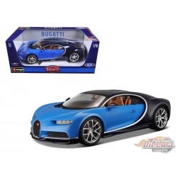 Bugatti Chiron 2016 bleu / bleu foncé 1:18 Bburago 18-11040 Passion Diecast 